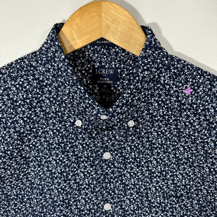J CREW CLASSIC FIT FLEX WASHED CASUAL COTTON SHIRT