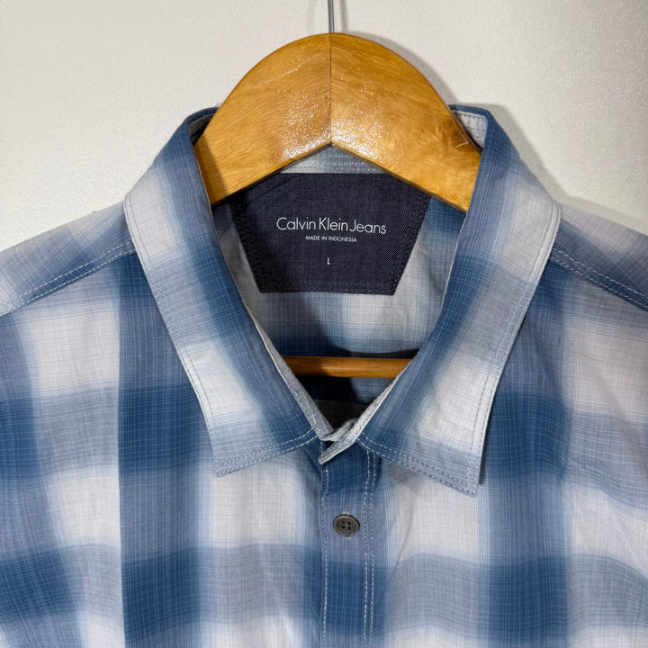CALVIN KLEIN JEANS HALF SLEEVES COTTON SHIRT