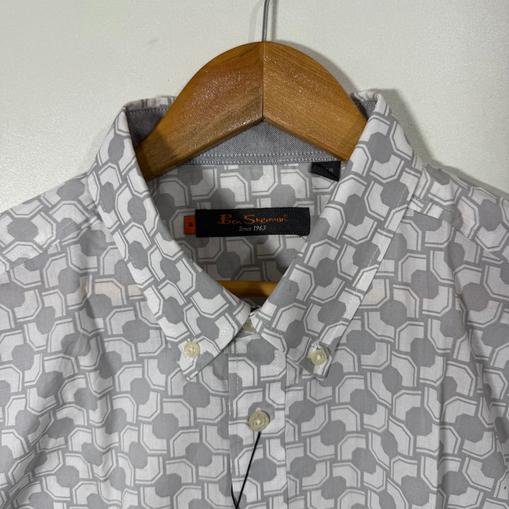 BEN SHERMAN BUTTON DOWN HALF SLEEVES CASUAL COTTON SHIRT BRAND NEW