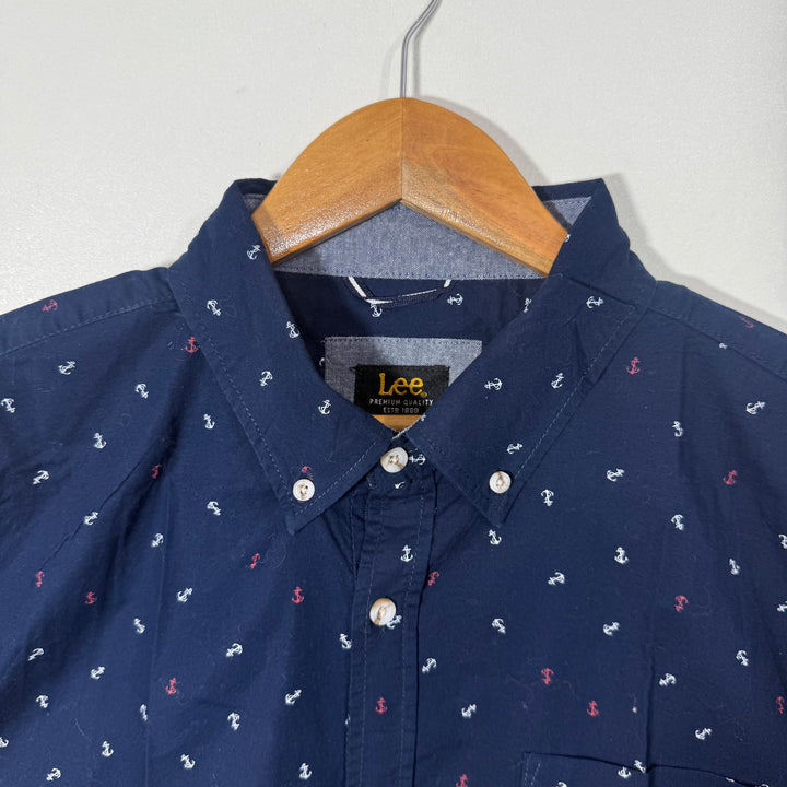 LEE BUTTON DOWN HALF SLEEVES SHIRT