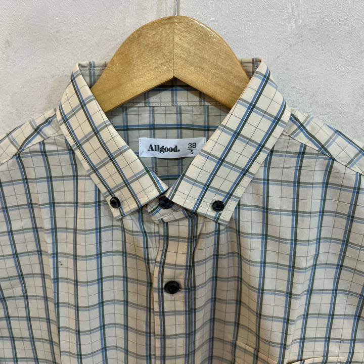 ALLGOOD BUTTON DOWN CASUAL COTTON SHIRT