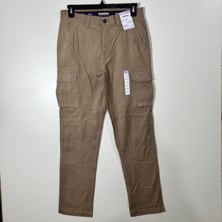 SONOMA STRAIGHT FIT CARGO COTTON TROUSER BRAND NEW