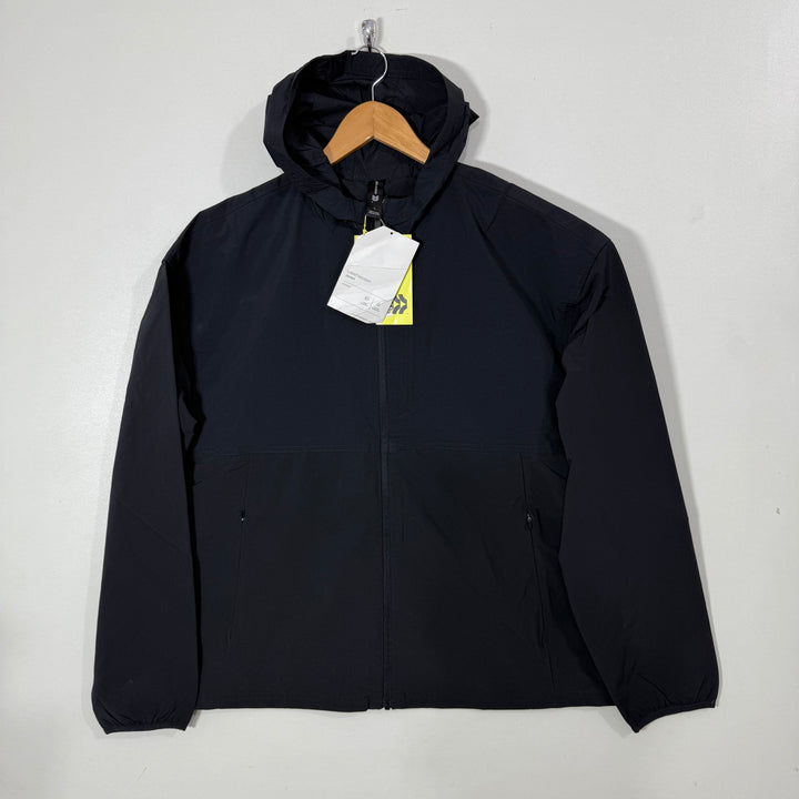 ALL IN MOTION WIND RESISTANT WATER RESISTANT LIGHT WEIGHT PARACHUTE  JACKET BRAND NEW BLACK COLOUR