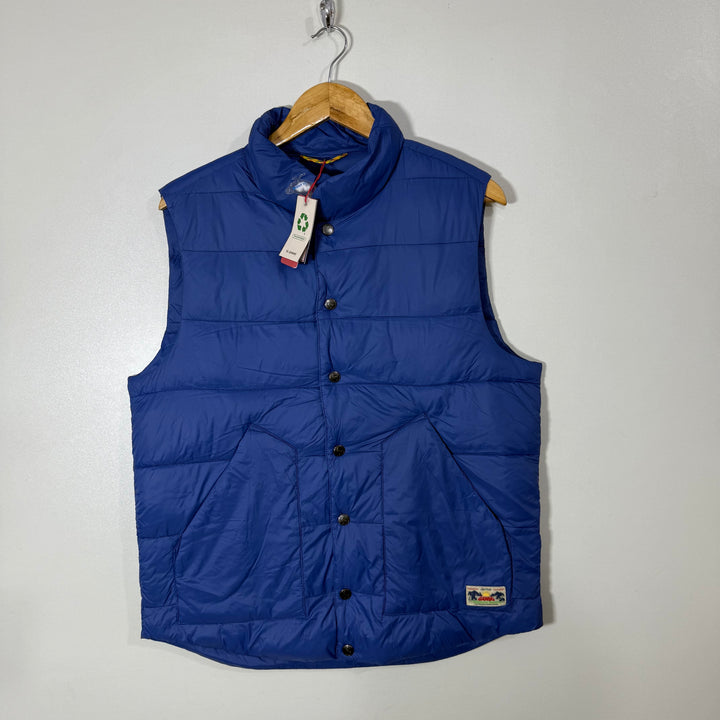 EL GANSO DUCK DOWN SLEEVES LESS PUFFER JACKET BRAND NEW