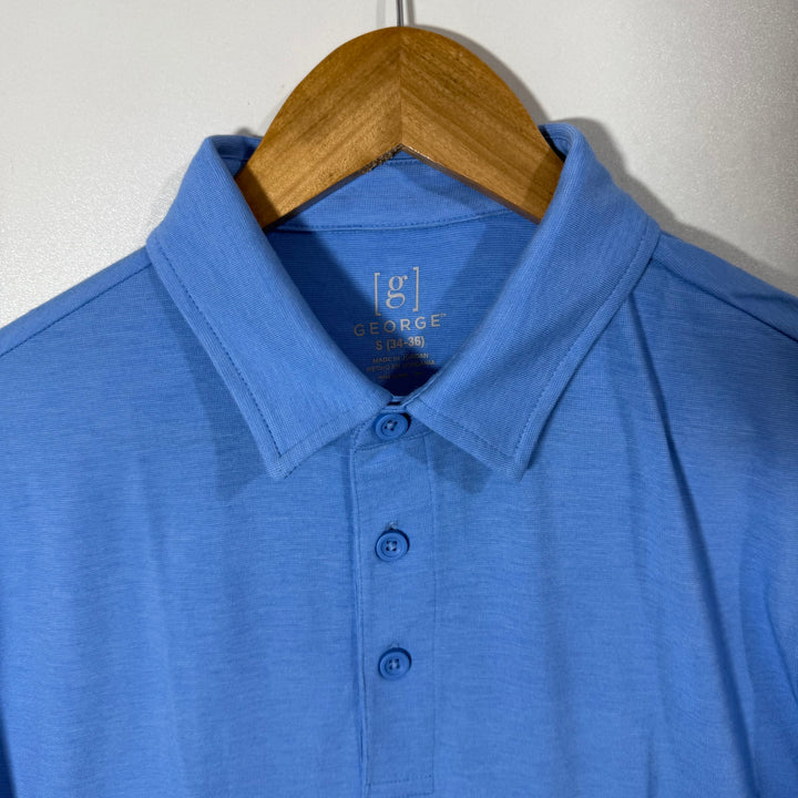GEORGE RECYCLED POLYSTER COTTON POLO TSHIRT