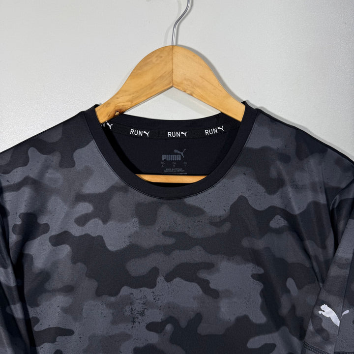 PUMA CAMOUFLAGE RUNNING SPORT TSHIRT