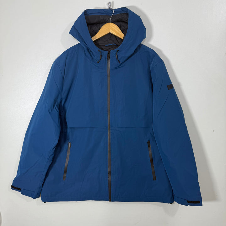 DOCKETS SOFT SHELL WINDBREAKER JACKET WITH HOOD