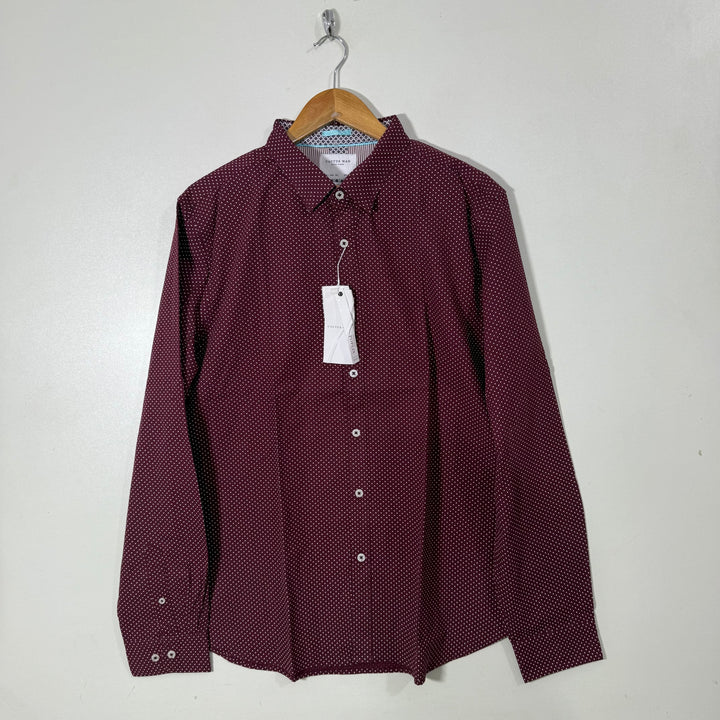 CACTUS MAN BUTTON DOWN SLIM FIT COTTON SHIRT BRAND NEW