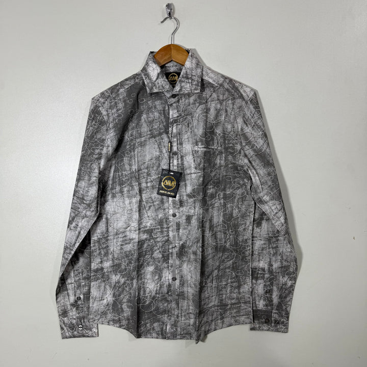 AMERI MODE PRINTED CASUAL COTTON SHIRT BRAND NEW