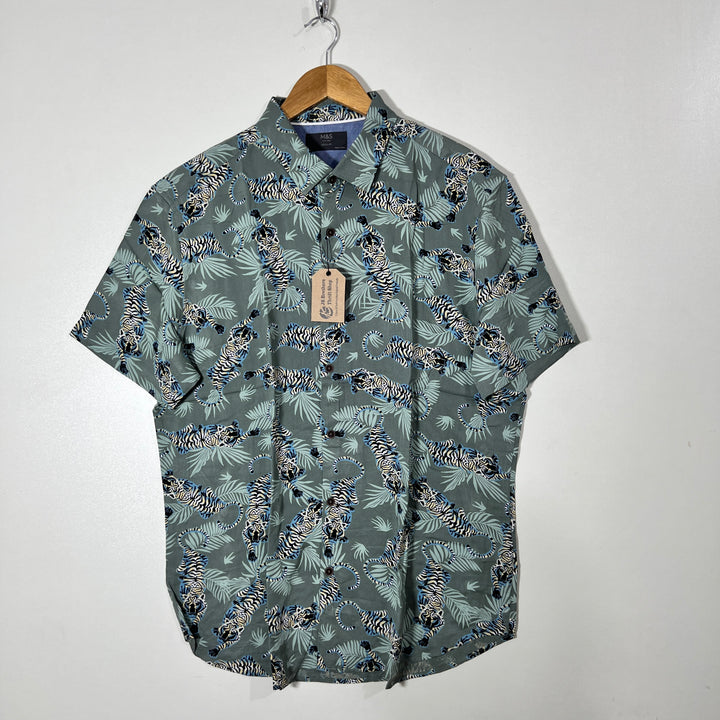 MARKS & SPENCER HALF SLEEVES HAWAI SHIRT