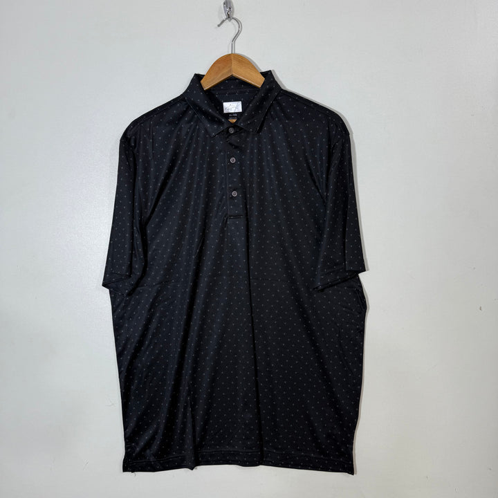 GREG NORMAN PLAY DRY PRINTED SPORT POLO TSHIRT