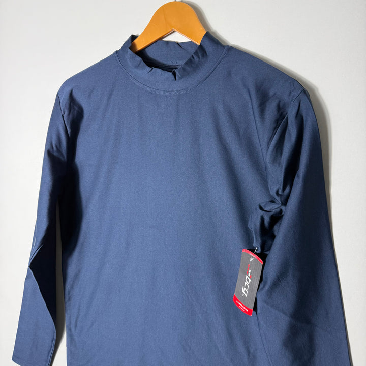 BCG LONG SLEEVES SPORT COMPRESSION TSHIRT BRAND NEW INNER FLEECE BLUE COLOUR