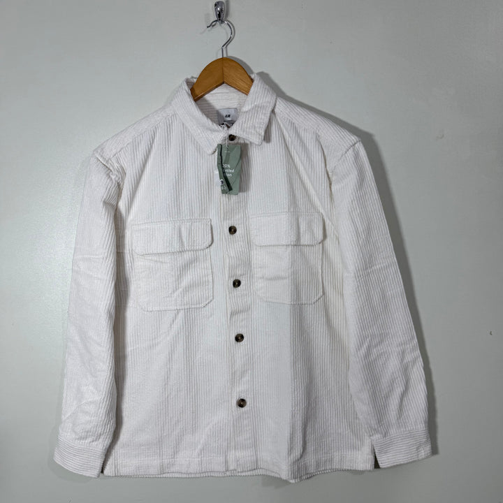 H&M DOUBLE POCKETS CORDUROY SHIRT STYLE JACKET BRAND NEW