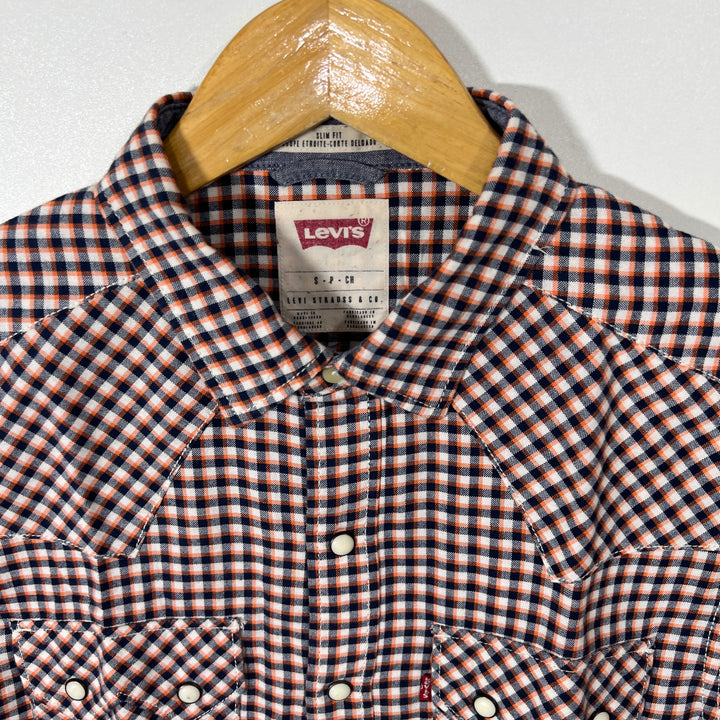 LEVIS DOUBLE POCKETS CHECKERED SHIRT