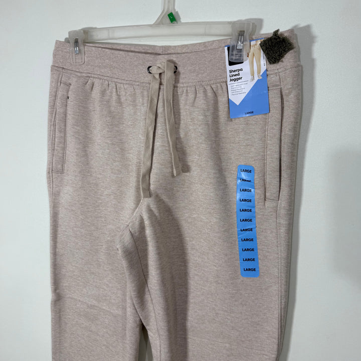 MEMBERS MARK SHERPA LINNED JOGGER FLEECE TROUSER BRAND NEW