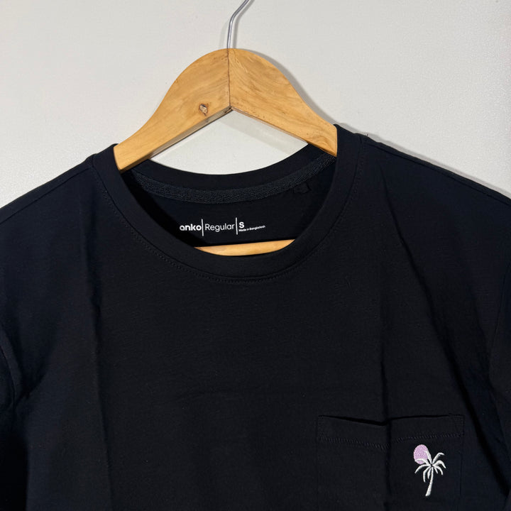 ANKO COTTON TSHIRT BLACK COLOUR