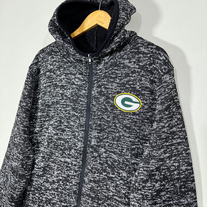 NFL TEAM APPAREL FULL ZIP SWEATER WITH HOOD