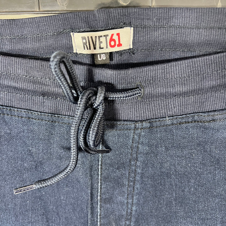 RIVET 61 DENIM SHORT WITH STRETCH
