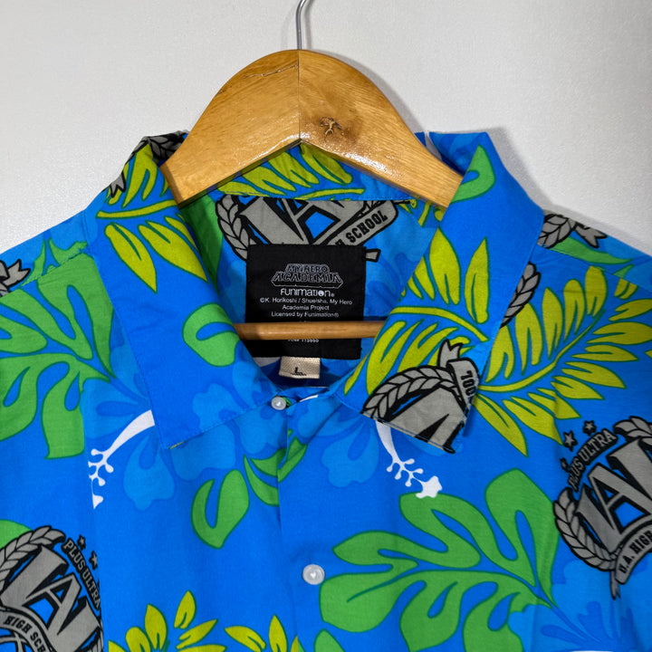 BIOWORLD CORP CUBAN COLLAR  HALF SLEEVES HAWAI SHIRT BRAND NEW