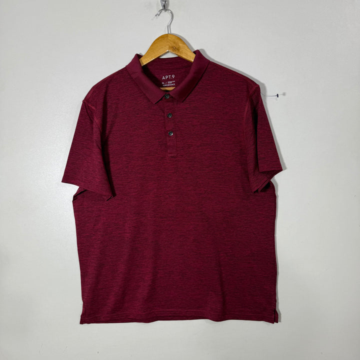 APT.9 SPORT POLO TSHIRT