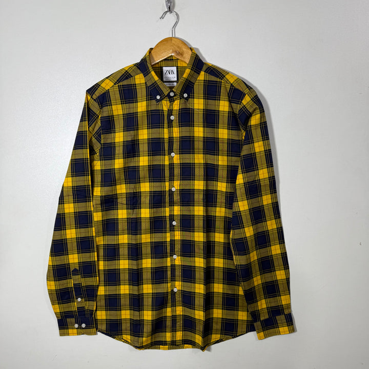 ZARA RELAXED FIT BUTTON DOWN CASUAL COTTON SHIRT BRAND NEW