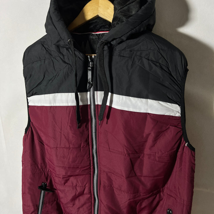 MONTFORT SLEEVES LESS PUFFER JACKET WITH HOOD