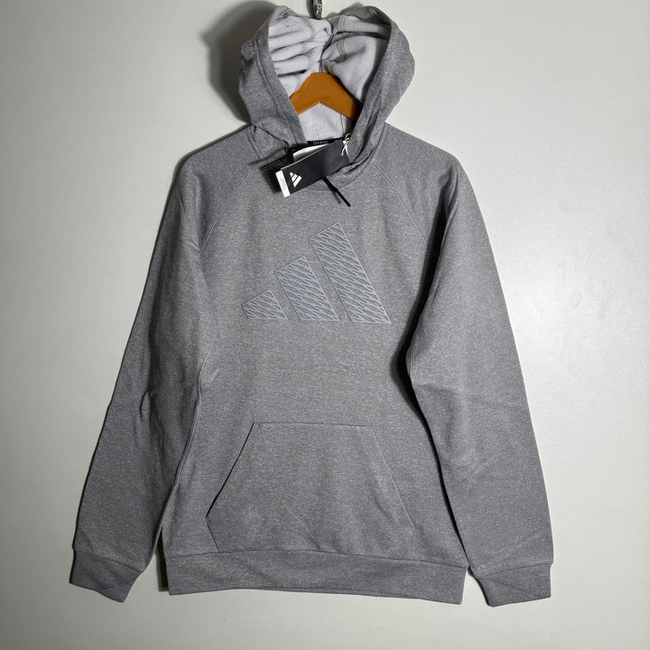 ADIDAS TRAINING SPORT HOODIE BRAND NEW INNER FLEECE GREY COLOUR