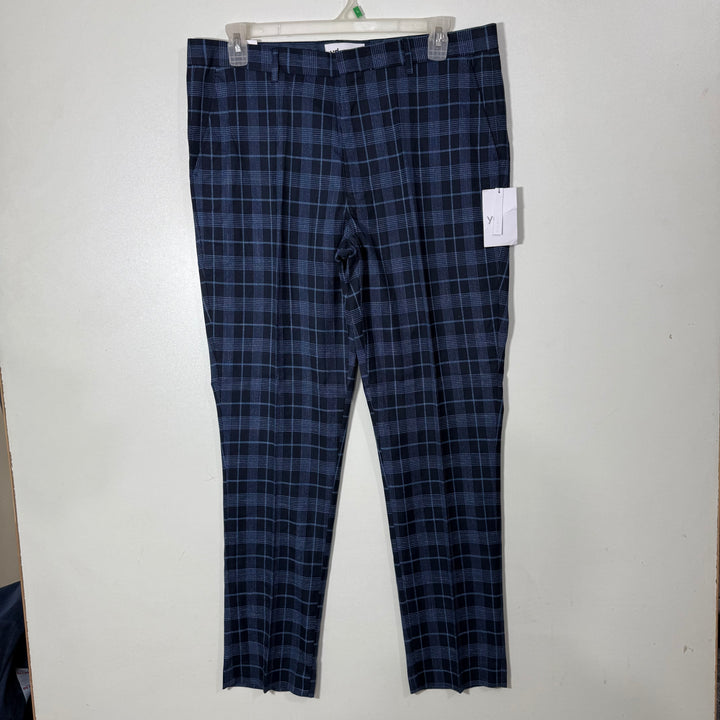 YD SLIM FIT CHECKERED DRESS PANT BRAND NEW WITH STRETCH