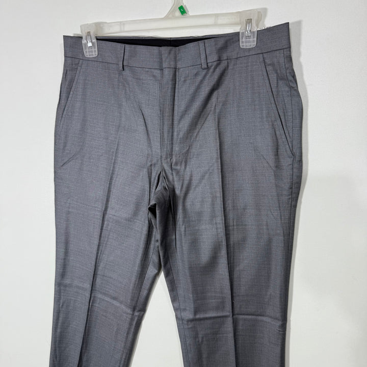 KENNETH COLE TEXTURED  DRESS PANT BRAND NEW GREY COLOUR