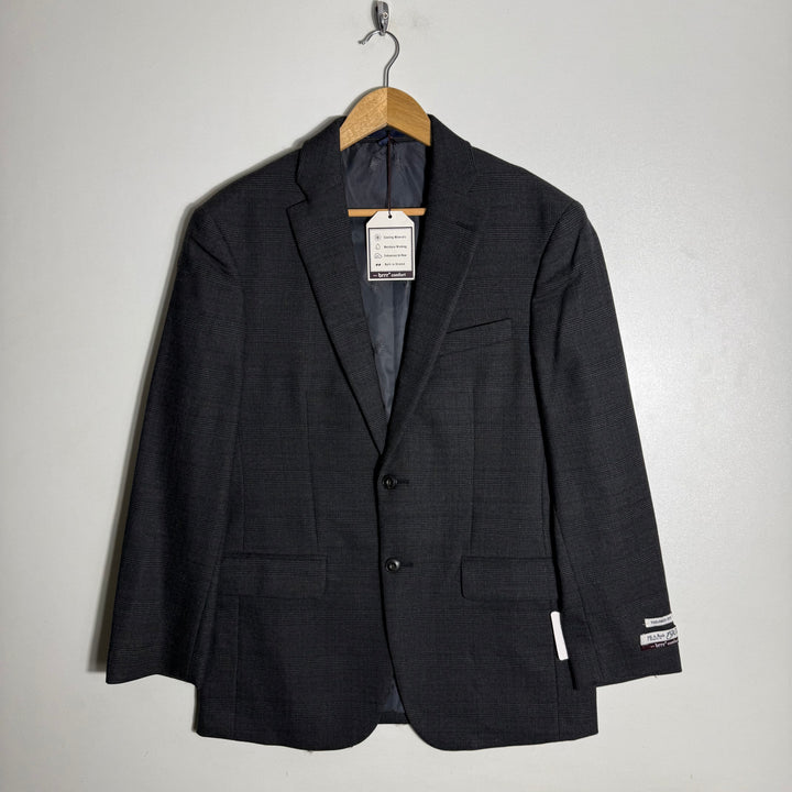 JOS A BANK TAILORED FIT WOOL CHECKERED BLAZER COAT BRAND NEW GREY COLOUR