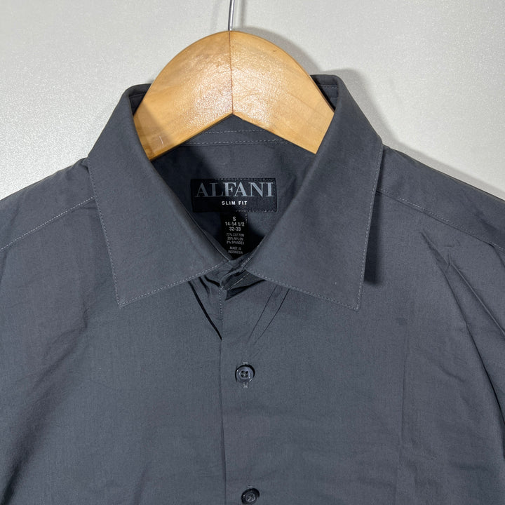 ALFANI SLIM FIT FORMAL SHIRT WITH STRETCH
