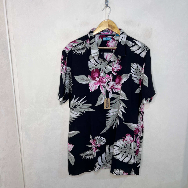 TENTH OCEAN SAFARI COLLAR HAWAI SHIRT - JS BROTHERS 