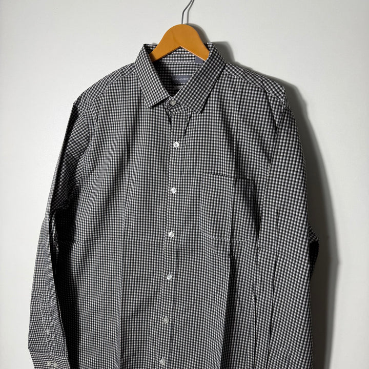 VAN HEUSEN CLASSIC FIT COTTON CHECKERED SHIRT