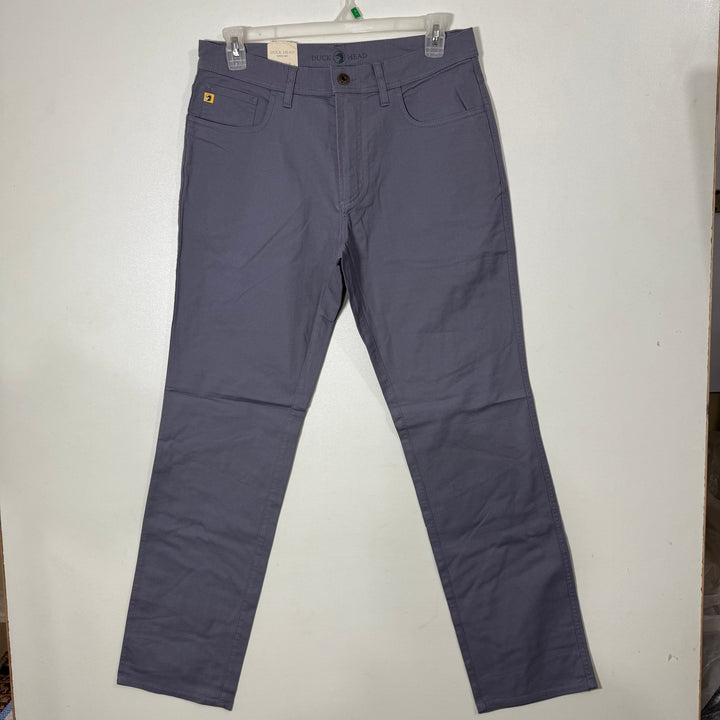 DUCK HEAD STRAIGHT FIT COTTON CHINO PANT BRAND NEW WITH STRETCH GREY COLOUR