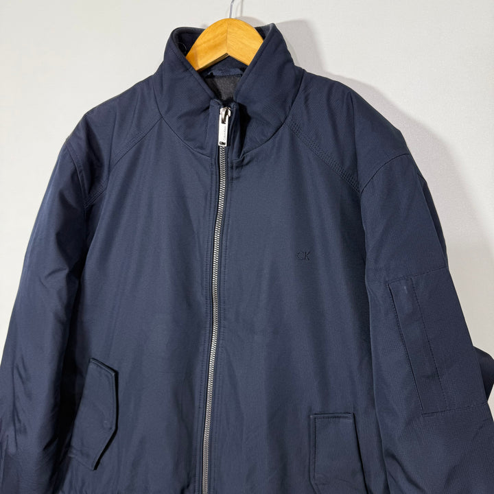 CALVIN KLEIN WINDBREAKER BOMBER JACKET BLUE COLOUR