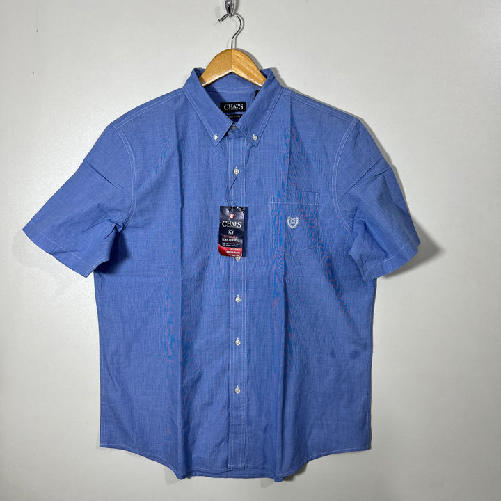 CHAPS BUTTON DOWN HALF SLEEVES SHIRT BRAND NEW