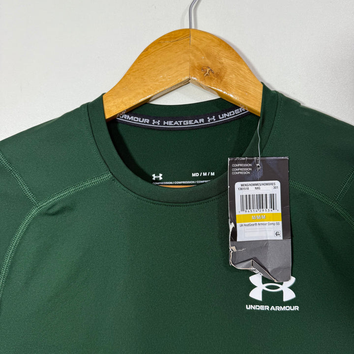 UNDER ARMOUR SPORT COMPRESSION TSHIRT BRA NEW GREEN COLOUR