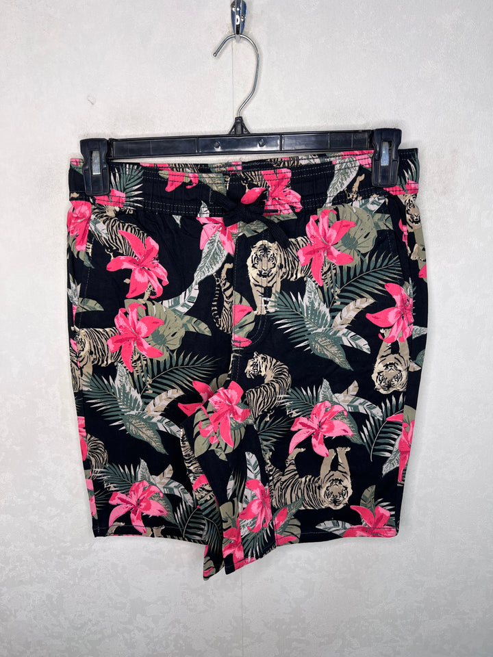 GEORGE PRINTED COTTON SHORT WITH STRETCH