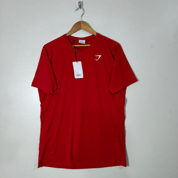 GYMSHARK FITTED V NECK SPORT TSHIRT BRAND NEW