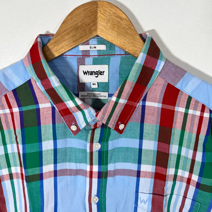 WRANGLER BUTTON DOWN CASUAL COTTON SHIRT