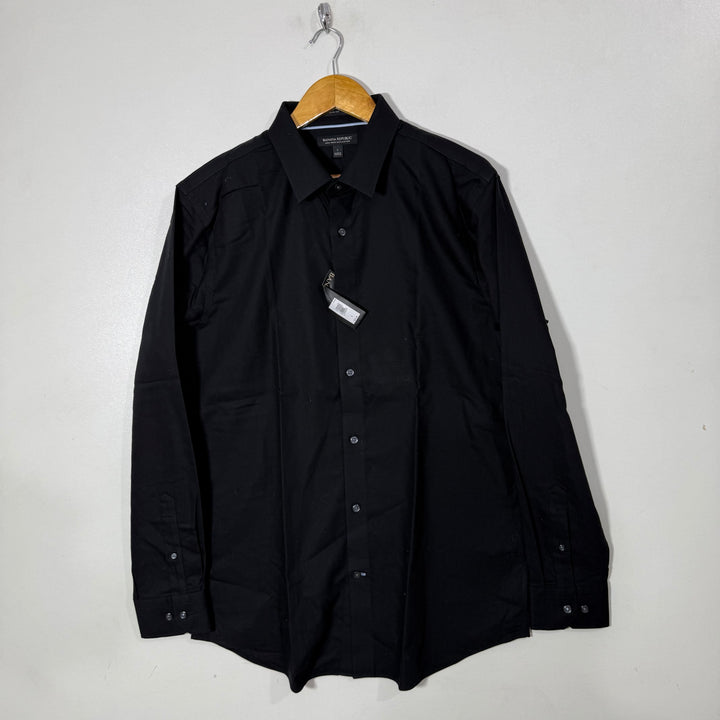 BANANA REPUBLIC SLIM FIT NON IRON COTTON SHIRT BRAND NEW BLACK COLOUR