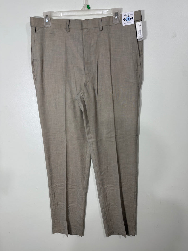 SADDLEBRED TRAVELER STRAIGHT FIT COMFORT FLEX EXPANDABLE WAISTBAND STRATCH FABRIC WRINKLE FREE MOISTURE WICKING TEXTURED PERFORMANCE DRESS PANT BRAND NEW