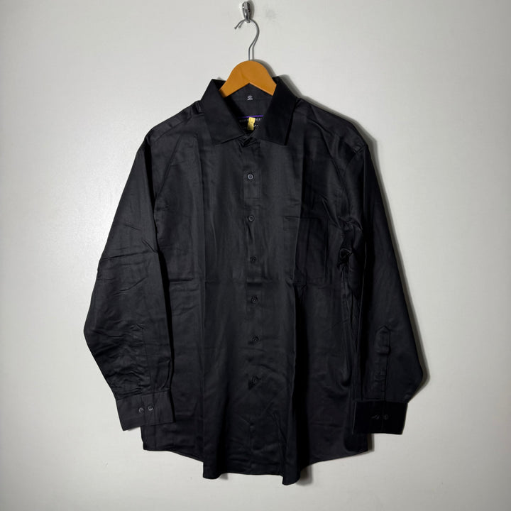 GEOFFREY BEENE CLASSIC FIT NO IRON FORMAL SHIRT BLACK COLOUR