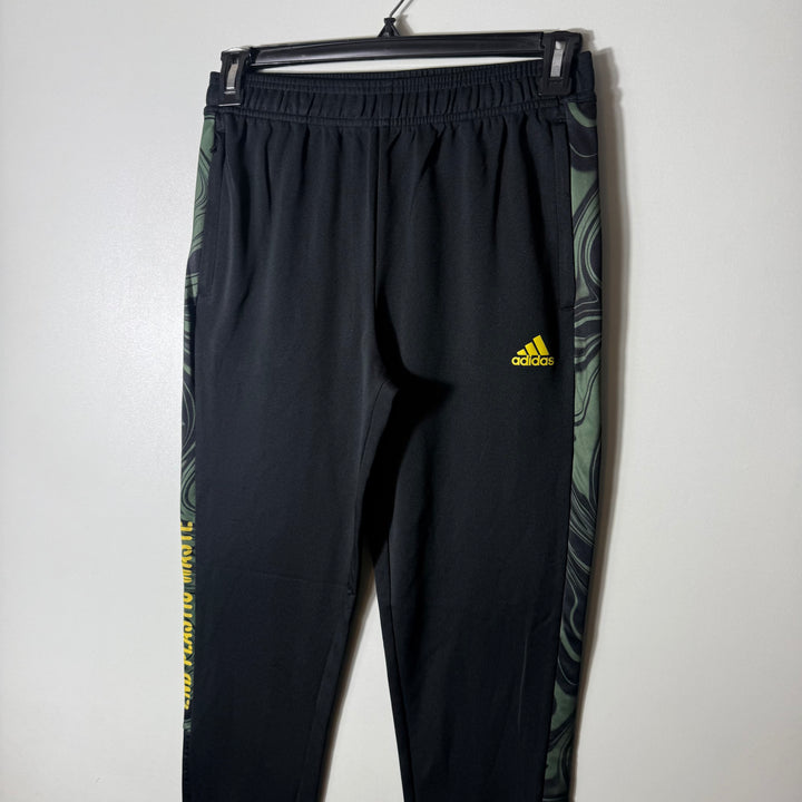 ADIDAS SKINNY FIT SPORT TROUSER WITH SIDE ZIP POCKETS BLACK COLOUR