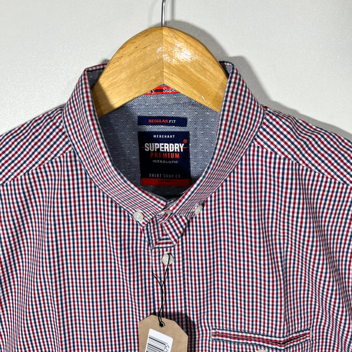 SUPERDRY BUTTON DOWN HALF SLEEVES SHIRT