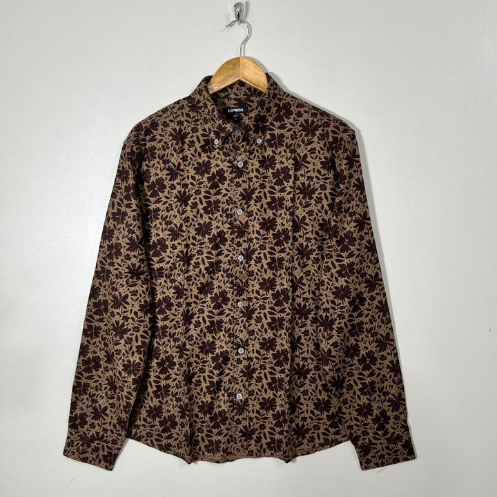 EXPRESS BUTTON DOWN FLANNEL COTTON SHIRT