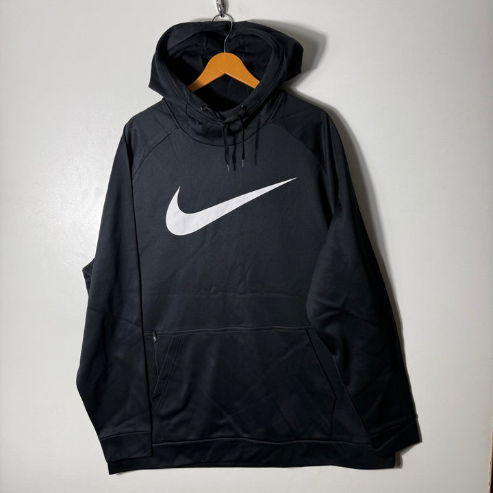 NIKE THERMA FIT SPORT HOODIE INNER FLEECE BLACK COLOUR
