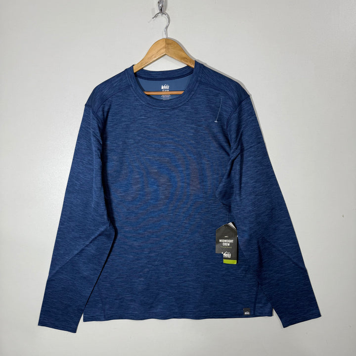 REI COOP LONG SLEEVES SPORT TSHIRT BRAND NEW INNER FLEECE BLACK COLOUR
