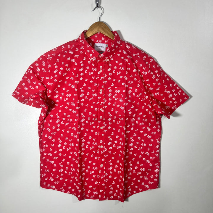 GOOD FELLOW &CO BUTTON DOWN HALF SLEEVES SHIRT