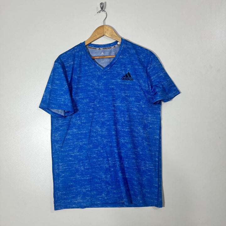 ADIDAS CLIMALITE V NECK SPORT TSHIRT
